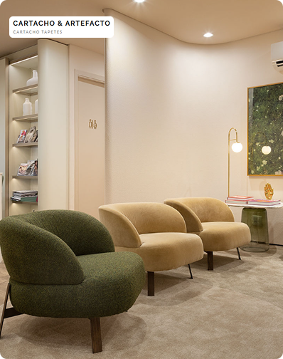 Detalhe de tapete Cartacho de luxo para decoração de interiores